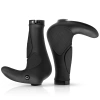 Ergonomische Fahrradgriffe | Rutschfeste TPR-Gummigriffe | BHD-233-BK