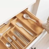 Besteck-Organizer | Schubladeneinsatz aus Bambus mit 9 Fächern | KBT-G944