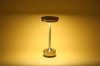 LED-Tischleuchte mit integriertem Akku | Nachttischleuchte mit drei Lichtfarben | Stimmungslicht für Hotel, Restaurant | gold | HJA30-GOLD