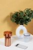 Kabellose Tischlampe | Touch-Nachtlicht mit einstellbarer Lichtfarbe | Pilz-USB-Lampe | HJA29-ROSEGOLD