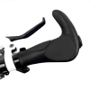 Fahrradgriffe ergonomisch mit Hörnchen | rutschfeste Lenkergriffe | MTB, Trekking | BHD-233-BK