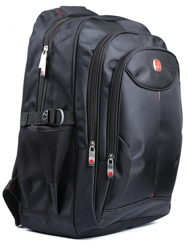 Universaler, robuster Rucksack mit Laptopfach | 30l, 3 Fächer, ballistisches Nylon 1680D | schwarz | BR11