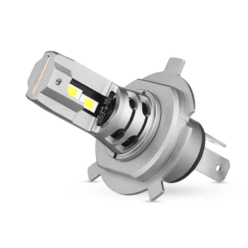 Set H4 Glühbirnen | LED-Fernlicht | Abblendlicht | Starke Autolampen | I7S-H4