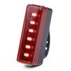 LED Fahrradlicht Set | Radlicht Set bestehend aus Vorderlicht & Rücklicht aufladbar über USB | 2 XM-L T6 CREE LEDs, 1000lm, 6 Leuchtmodi, 1200mAh | 6 LEDs, 4 Leuchtmodi, 300lm