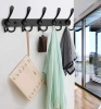 Metallkleiderbügel | Handtuchhalter | Wandhaken | Kleiderhaken | DSW-H05-SCHWARZ