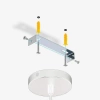 Weiße Pendelleuchte | Moderne Deckenleuchte | Dekorative Beleuchtung | CTD-L60CM-WHITE