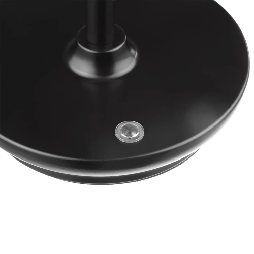 Tischlampe mit eingebautem Akku | Nachtlicht mit drei Leuchtfarben | Stimmungsvolle Lampe für Hotel, Restaurant | HJA15-SCHWARZ