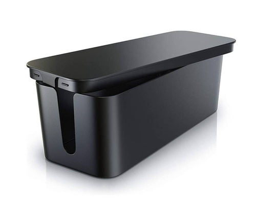 Kabelbox Organizer | Größe S | Aufbewahrungsbox für Steckdosenleisten und Kabel | CB-S