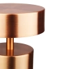 Kabellose Tischlampe | Touch-Nachtlicht mit einstellbarer Lichtfarbe | Pilz-USB-Lampe | HJA29-ROSEGOLD