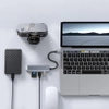 USB-C Hub mit 3x USB + SD + TF Kartenleser | Typ C 5-in-1 Adapter, Splitter | HUB
