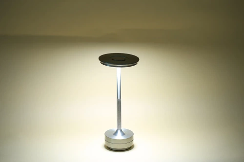 Tischlampe mit drei Leuchtfarben | Nachtlicht mit integriertem Akku | HJA-25-SCHWARZ