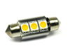 LED-Autoleuchtmittel | C5W, 3 SMD 5050, CAN BUS | warmweiß