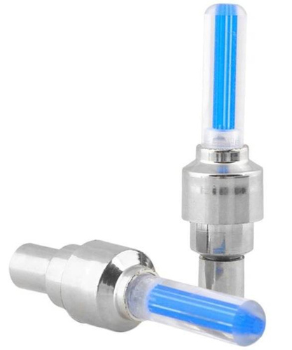 Fahrradventilbeleuchtung | 2 Stück | 4 Farben | Blister