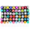 Bunte Filzstifte | Doppelseitige Marker | Marker-Set in Tasche | SMP-60PCS