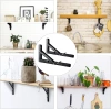 Klappbare Regalhalterungen | Klappbare Regalträger | FB-A30CM-BLACK | Regalhalterung