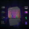 Gaming-Einhandtastatur mit LED-Hintergrundbeleuchtung, Keypad | T19