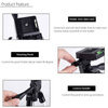 Stellen Sie | ein 1/4 &quot;Stativ 150cm | Bluetooth-Fernbedienung | Telefonhalter | Tasche