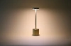 LED-Tischlampe | Moderne Nachttischlampe mit integriertem Akku | HJA21-GOLD