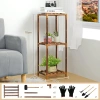 Holzblumenständer für Töpfe | Pflanzenständer | Blumenregal | NZ237-BAMBOO