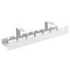Kabel-Organizer für Schreibtischunterbau 50 cm | Korb, Führung, Halterung | Weiß | CWT-O1