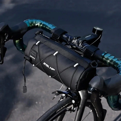 Wasserdichte Fahrradtasche für den Lenker 1,5L | Geräumige Tasche mit Schultergurt | ESLNF246-1