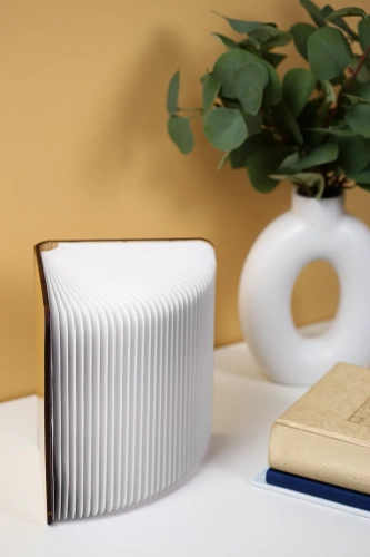 LED-Tischleuchte in Buchform | Stimmungslicht für Wohnzimmer, Schlafzimmer | XL-1856