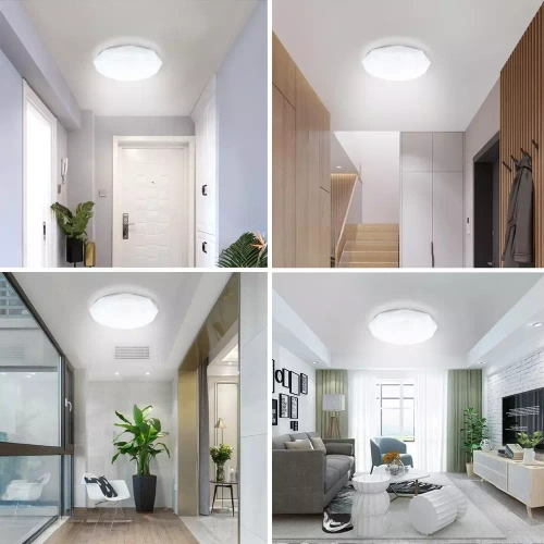 LED-Deckenleuchte | Sternenhimmel-Effekt | 2.200 lm 24 W | RLB-C24W-B