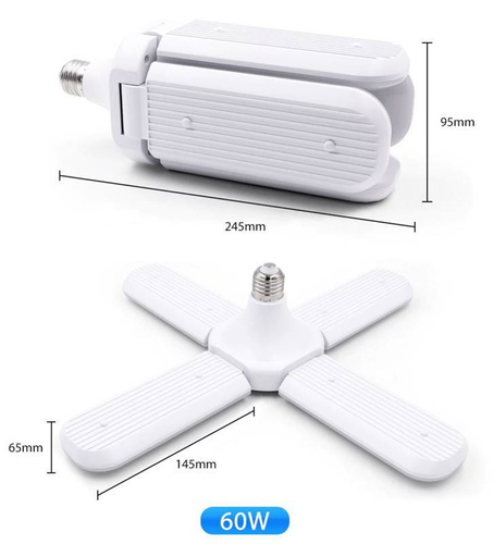 Hängende LED-Lampe - E27 Glühbirne wie ein Windrad | Z869-60W