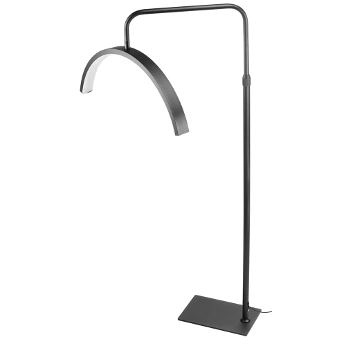 Tätowierstudio-Lampe | Schattenlose LED-Kosmetiklampe | Bodenlampe für Kosmetikstudios, Wimpern- und Nagelstyling | EPT-135-SCHWARZ