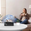 FM-Radio mit Wecker und kabellosem Ladegerät | Multifunktionswecker mit Bluetooth | WD-500-BK