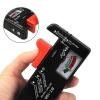 Batterietester | Analoges Voltmeter | Universaltester für Batterien und Akkus | BT-168-BLACK