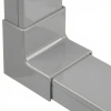 Innenwinkel-Verbinder für Kabelkanalabdeckung | 40 × 20 mm | grau | CDT-04-Grey