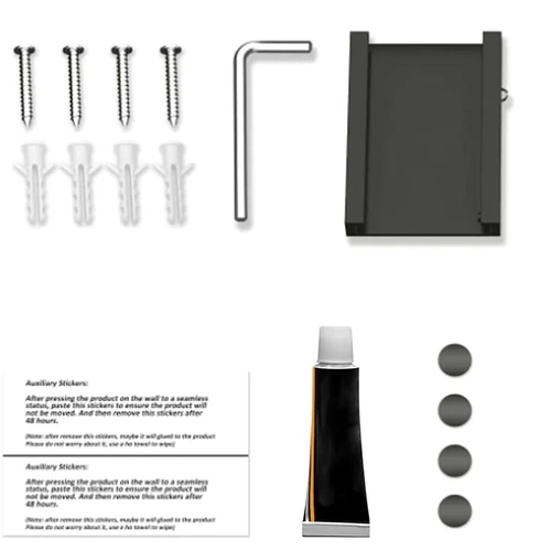 Kleiderständer ausziehbar | Wandmontage, klappbar, mit Haken | grau | LYJ-T90-GREY