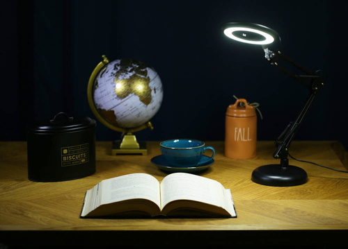 LED-Ring-Schreibtischleuchte | Schulmodell | MT-832B