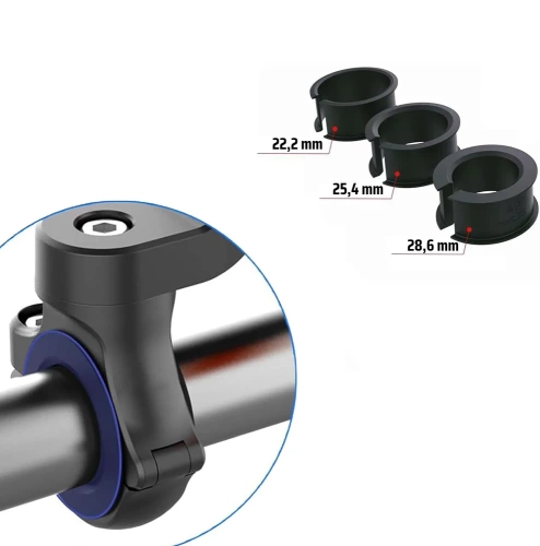 Fahrradhalterung drehbar | universelle Montage | blau | TLD-143A-BLUE