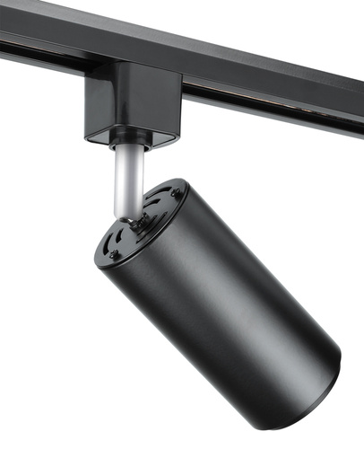 Modern Schienensystem Komplettset | Schienenbeleuchtung | 1m Schienenprofil + 3x flammige GU10 Spot Strahler | Deckenlampe