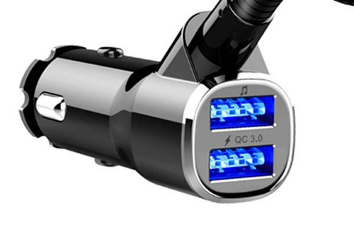 Multifunktionaler FM-Transmitter für das Auto | 5-in-1 | BC43-Black