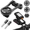 Vorbauhalterung für Fahrradcomputer und GoPro | Aluminiumhalterung kompatibel mit Garmin, Bryton | MBZJ-042