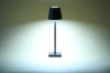 LED-Tischlampe 38 cm | Kabellose Nachtlampe | Berührungsempfindliche Lampe für Hotel, Restaurant | HJA20-SCHWARZ