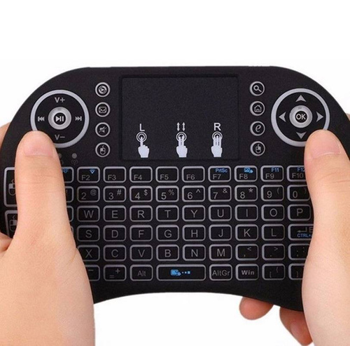 Kabellose Tastatur mit Hintergrundbeleuchtung und Touchpad | i8