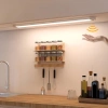 Möbellicht mit Bewegungssensor | Kabellose Nachtlampe mit Sensor | LED-Unterbauleuchte 60 cm | HSL-S60CM-SCHWARZ