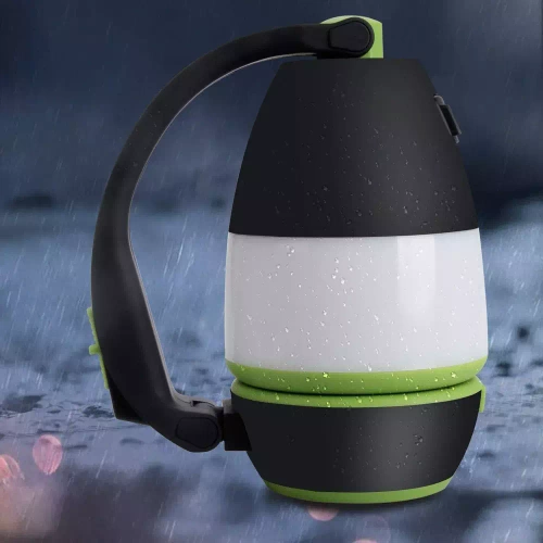 Multifunktionale LED Campinglampe, Taschenlampe mit Powerbank-Funktion | 3 Beleuchtungsmodi, 1500mAh | HWL-005