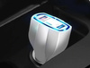 Schnellladegerät fürs Auto 2x USB 1x Typ-C | Schnellladung Quick Charge 3.0 | Umgebungs-LED | CA-005