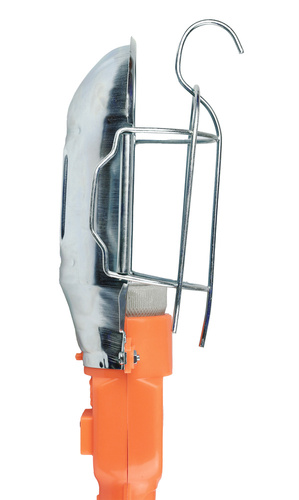Werkstattlampe mit E27 60W Glühbirne und 3,5 m Kabel | W26