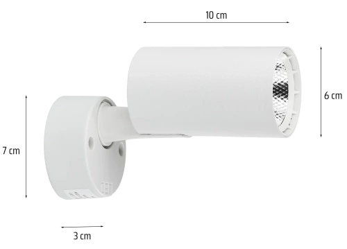 Wandleuchte, Wandleuchte, Spot, Beweglicher LED-Strahler | 10W, weiß | DL-802