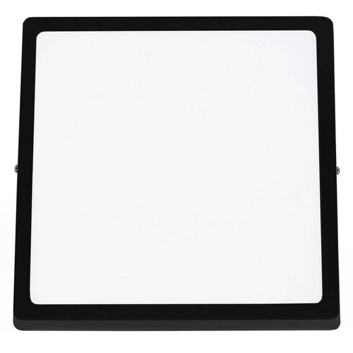Quadrat | Schwarze LED-Deckenleuchte 24W | Nicht flimmerndes CCD-Oberflächenpanel | SY-SS124-B