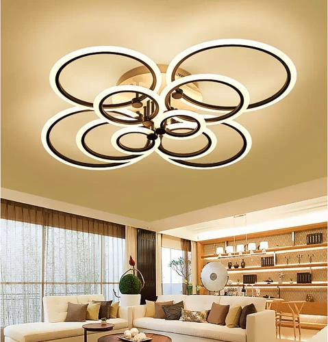 Mehrfachfunktionale moderne Pendelleuchte | LED | Schwarz | RLG-C180W-B