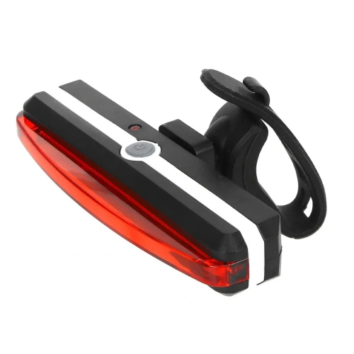 Leistungsstarkes COB 100lm Fahrradrücklicht | Fahrradlicht mit eingebautem Akku - USB wiederaufladbar | Leichtes Fahrradlicht 40g | BK-L2266