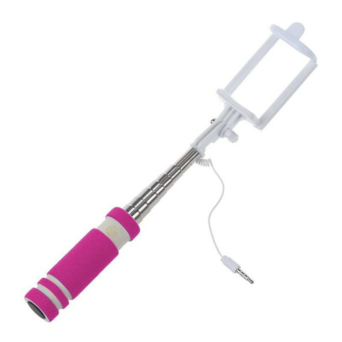 Teleskopischer Selfie-Stick für Telefon mit Jack-Kabel zur Fernauslösung des Auslösers | Z-08