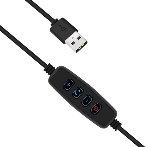 LED-Ringlicht | 16 cm mit Stativ 25 cm | Kompaktset für Make-up, Streaming und Fotografie